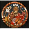 Image 1 : Michael Jordan Limited Edition 8" UDA Bradford Exchange Commemorative Plate: "1993 NBA Championship"