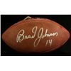 Image 1 : Brad Johnson Signed NFL Game Ball (SOP COA)