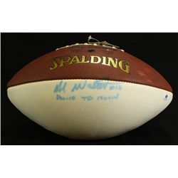 Andrew Walter Signed Football: Inscribed "Pac-10 TD Record" (GA COA)