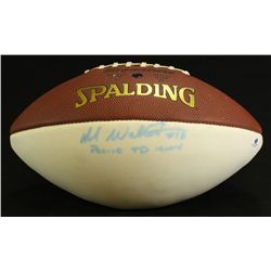 Andrew Walter Signed Football: Inscribed "Pac-10 TD Record" (GA COA)