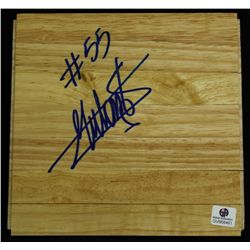 Dikembe Mutombo Signed Floorboard (GA COA)