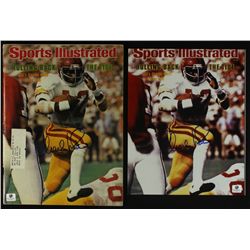 Lot of (2) Charles White Signed Sports Illustrated Magazine & Photo (GA COA)