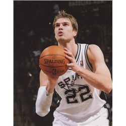 Tiago Splitter Signed Spurs 8x10 Photo (PA LOA)