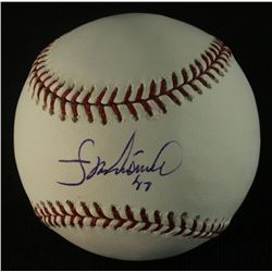 Francisco Liriano Signed OML Baseball (GA COA)