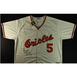 Brooks Robinson Signed Orioles Jersey: Inscribed "HOF 1983" (Robinson Hologram)