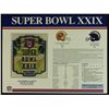 Image 1 : Super Bowl XXXI Patch With 12x9 Scorecard: Packers vs. Patriots