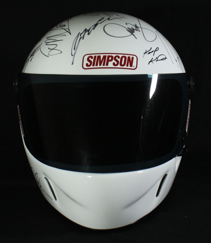 Simpson Racing Full-Size Helmet Signed by (40+) With Earnhardt Jr ...