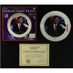 Barack Obama LE Election Day Collectable Plate (COA)