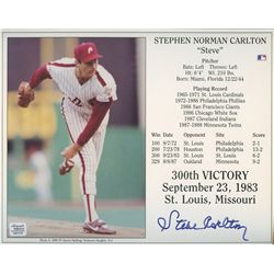 Steve Carlton Signed Phillies 8x10 Photo (AR COA)