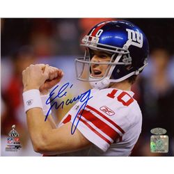 Eli Manning Signed Giants Super Bowl XLVI 8x10 Photo (Steiner COA)