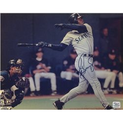 Ken Griffey Jr. Signed Mariners 8x10 Photo (AR COA)