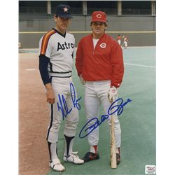 Nolan Ryan & Pete Rose Signed 8x10 Photo (AR)