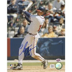 Chipper Jones Signed Braves 8x10 Photo (AR & Radtke COA)