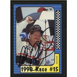 Dale Earnhardt Sr. Signed 1991 Maxx NASCAR Trading Card (AR COA)