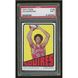 1972-73 Topps #195 Julius Erving RC (PSA 7)