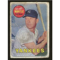1969 Topps #500A Mickey Mantle Yankees