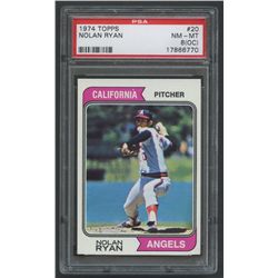 1974 Topps #20 Nolan Ryan (PSA 8)