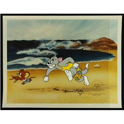 Tom & Jerry "The Great Chase" LE Signed Original Hand-Painted Animation Cel #224/250 (COA)