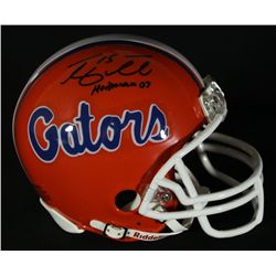 Tim Tebow Signed Florida Gators Mini-Helmet: Inscribed "Heisman 07" (Tebow COA)