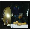 Image 2 : Drew Brees Signed Saints Mini-Helmet: Inscribed "SB XLIV MVP" (Brees Hologram)