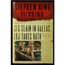 Stephen King Signed Book: "11/22/63" (JSA COA)