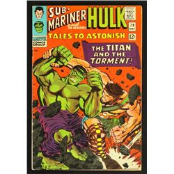 Marvel Sub-Mariner and the Incredible Hulk #79 1966 Comic Book (1st Appearance of Cosmic Cube)