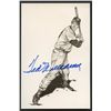 Image 1 : Ted Williams Signed Red Sox HOF Postcard (AR)