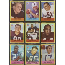 1967 Philadelphia Football Complete Set in High Grade Condition