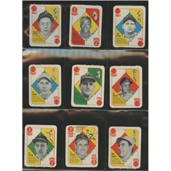 Lot of (20) Vintage 1951 Topps Red Backs Baseball Cards with Wynn, DiMaggio, Hodges