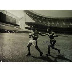 Ken Norton Signed 30x40 Photo with Muhammad Ali at Yankee Stadium (AR COA)