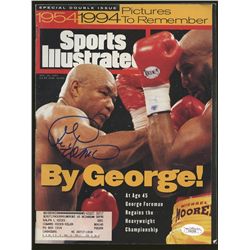 George Foreman Signed Sports Illustrated Magazine (JSA COA)