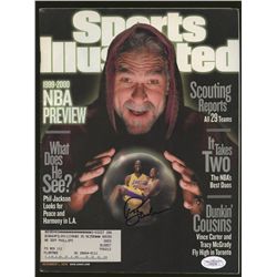 Phil Jackson Signed Lakers Sports Illustrated Magazine (JSA COA)