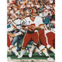Joe Theismann Signed Redskins 8x10 Photo (JSA COA)