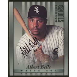 Albert Belle Signed White Sox 8x10 Photo (JSA COA)