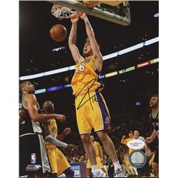 Pau Gasol Signed Lakers 8x10 Photo (JSA COA)