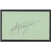 Image 1 : Joe Frazier Signed 3x5 Index Card (JSA COA)