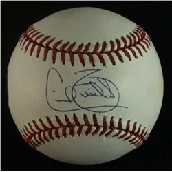 Cecil Fielder Signed OAL Baseball (AR COA)