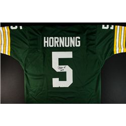 Paul Hornung Signed Packers Jersey: Inscribed "HOF 86" (JSA COA)