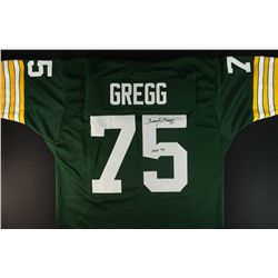 Forrest Gregg Signed Packers Jersey: Inscribed "HOF 77" (JSA COA)