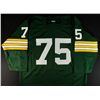 Image 3 : Forrest Gregg Signed Packers Jersey: Inscribed "HOF 77" (JSA COA)