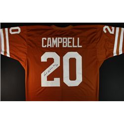 Earl Campbell Signed Texas Longhorns Jersey: Inscribed "HT 77" (JSA COA)