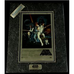 Star Wars A New Hope 1994 Limited Edition Chromium Print (Lucasfilm COA)