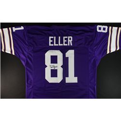 Carl Eller Signed Vikings Jersey: Inscribed "HOF 04" (JSA COA)