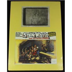 Snow White Original 1937 Test Animation Film & Lobby Card: Custom 18x24 Piece (PA LOA)