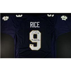 Tony Rice Signed Notre Dame Jersey: Inscribed "1988 National Champions" (AAA COA)