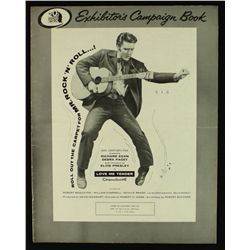 Elvis Presley Vintage 1956 "Love Me Tender" Exhibitor's Campaign Book