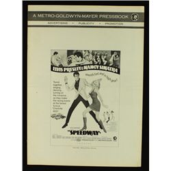 Elvis Presley Vintage 1968 "Speedway " MGM Press Book