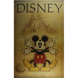 Walt Disney Mickey Mouse "Legacy Edition" 24x36 LE Lithograph