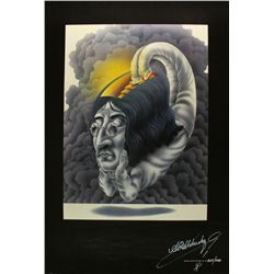 1981 John Lennon 22x30 Fine Art Lithograph: Hand-Signed by Alan Aldridge #429/1000 (PA LOA)
