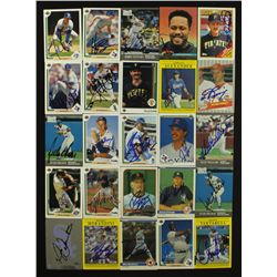 Lot of (25) Signed Baseball Cards with John Smoltz, Goose Gossage, John Olerud (PA LOA)